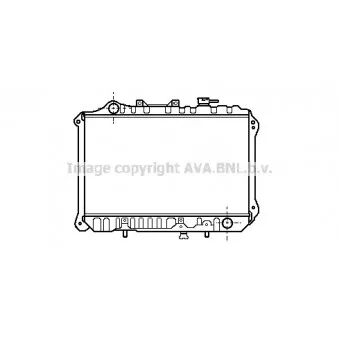 Radiateur, refroidissement du moteur AVA QUALITY COOLING MZ2010