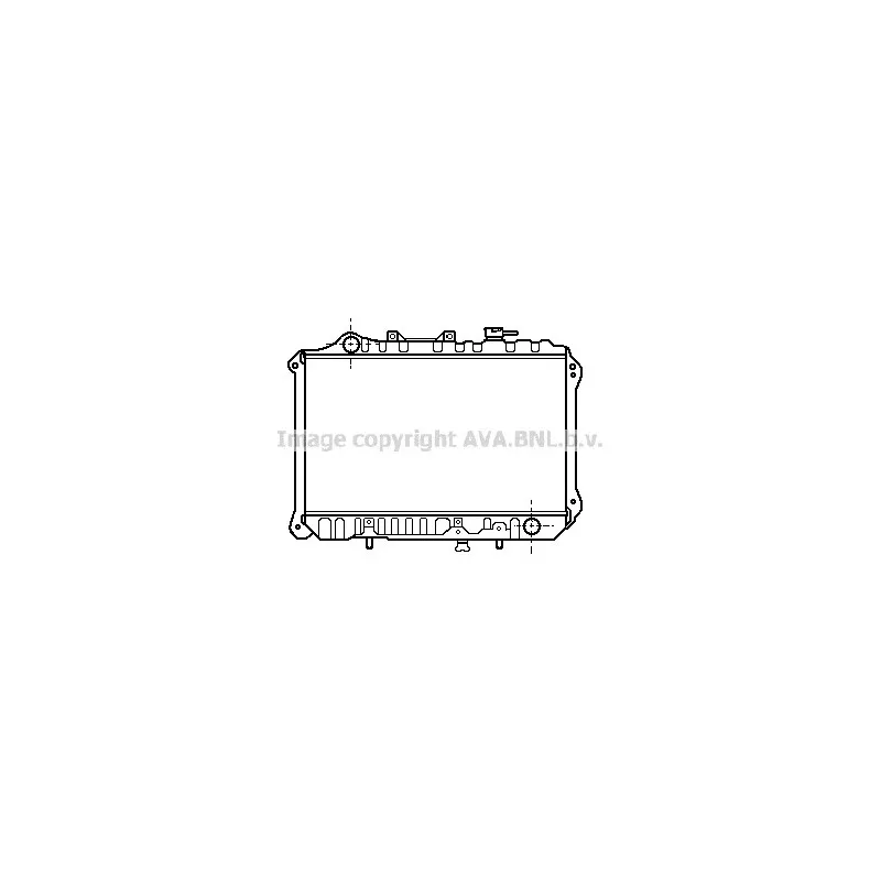 Radiateur, refroidissement du moteur AVA QUALITY COOLING MZ2010