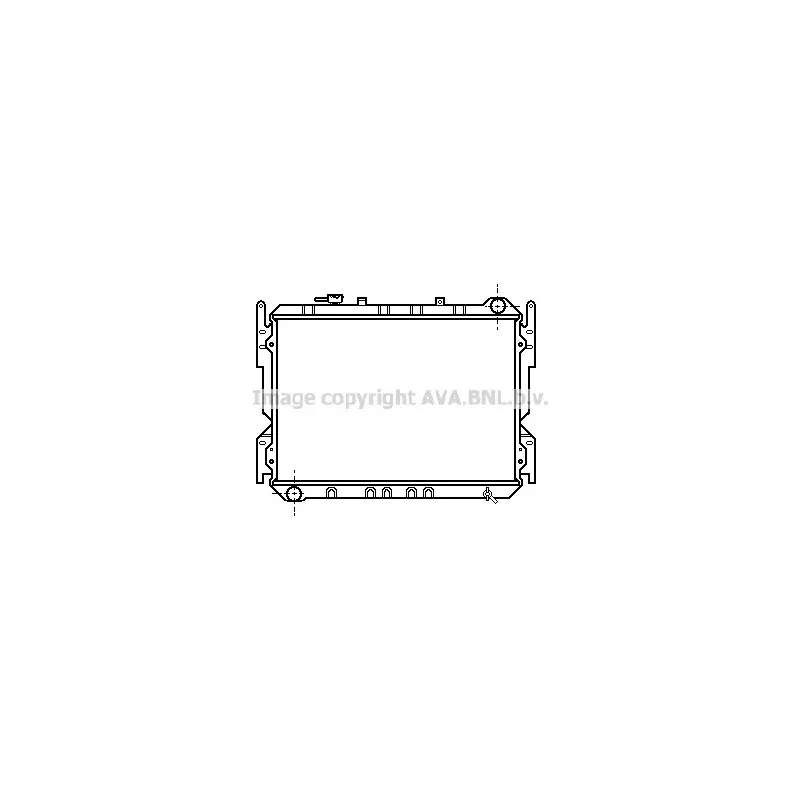 Radiateur, refroidissement du moteur AVA QUALITY COOLING MZ2013