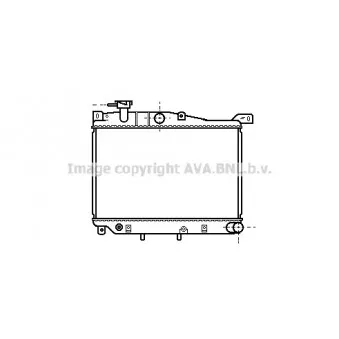 Radiateur, refroidissement du moteur AVA QUALITY COOLING MZ2015