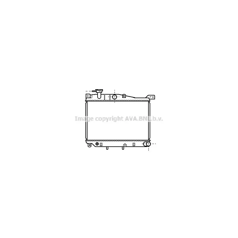 Radiateur, refroidissement du moteur AVA QUALITY COOLING MZ2015
