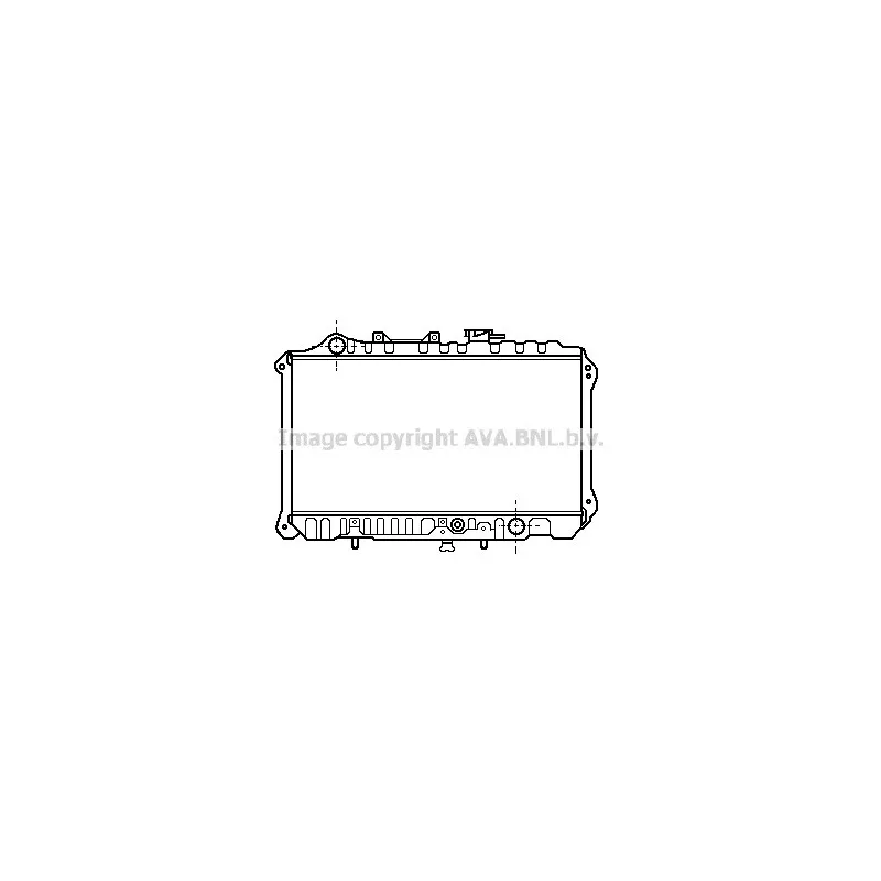 Radiateur, refroidissement du moteur AVA QUALITY COOLING MZ2019
