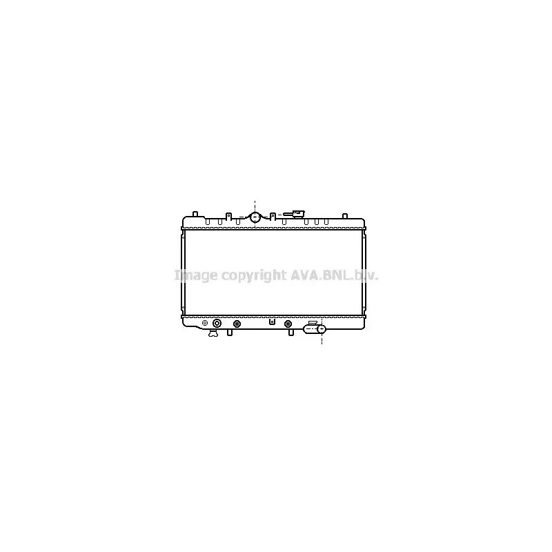 Radiateur, refroidissement du moteur AVA QUALITY COOLING MZ2029
