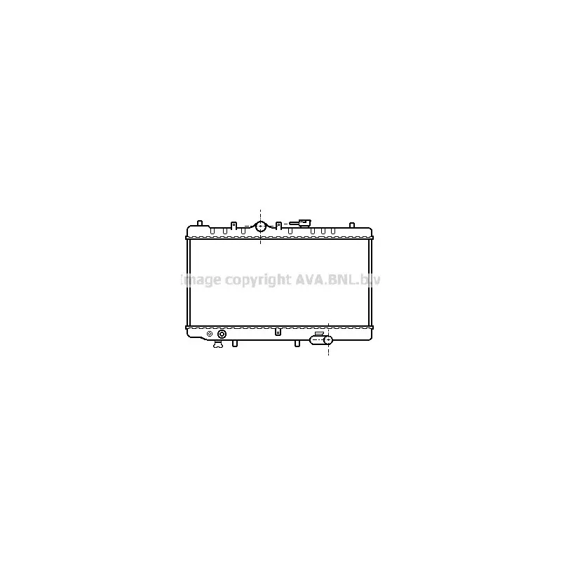 Radiateur, refroidissement du moteur AVA QUALITY COOLING MZ2030