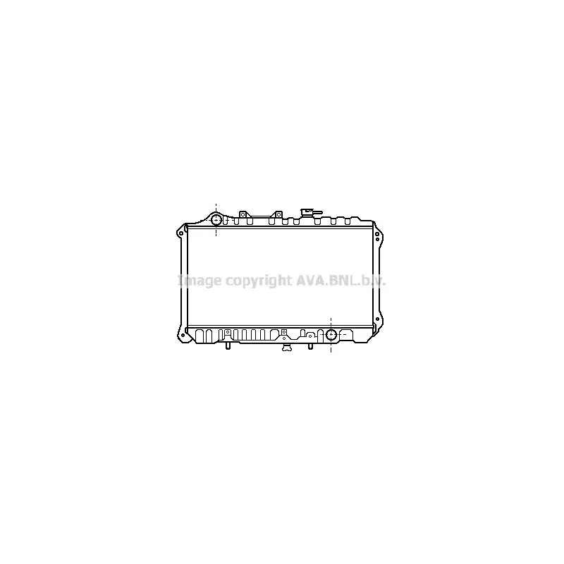 Radiateur, refroidissement du moteur AVA QUALITY COOLING MZ2031