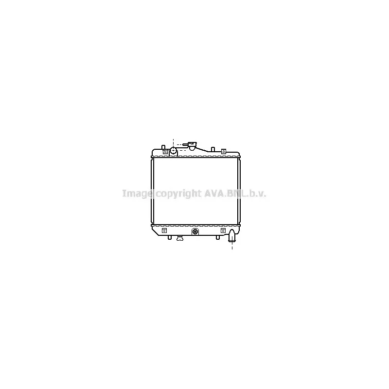 Radiateur, refroidissement du moteur AVA QUALITY COOLING MZ2042