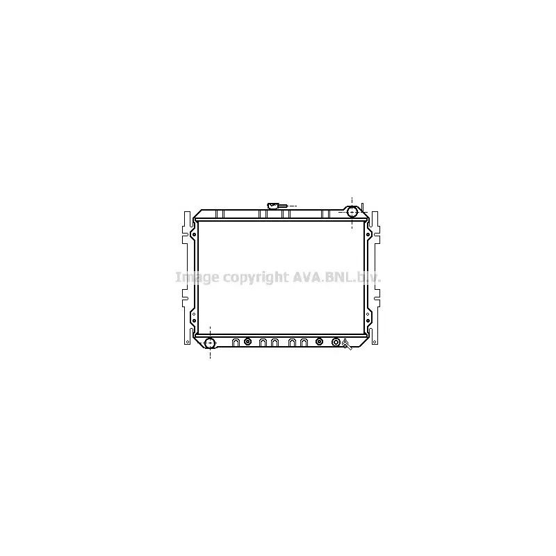 Radiateur, refroidissement du moteur AVA QUALITY COOLING MZ2055