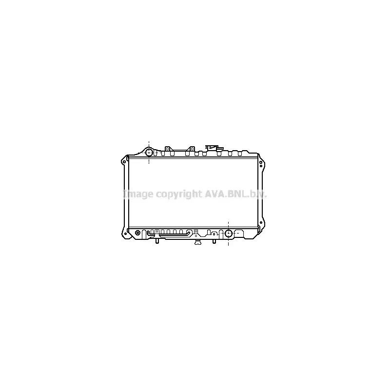 Radiateur, refroidissement du moteur AVA QUALITY COOLING MZ2060