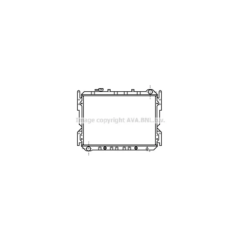 Radiateur, refroidissement du moteur AVA QUALITY COOLING MZ2062