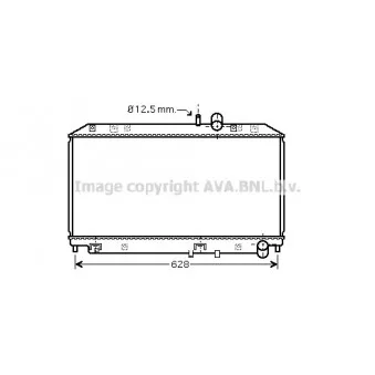 Radiateur, refroidissement du moteur AVA QUALITY COOLING
