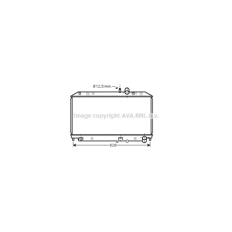 Radiateur, refroidissement du moteur AVA QUALITY COOLING MZ2169