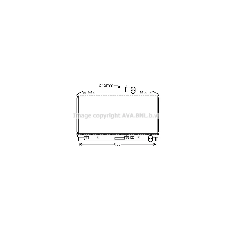 Radiateur, refroidissement du moteur AVA QUALITY COOLING MZ2262