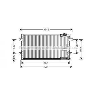 Condenseur, climatisation AVA QUALITY COOLING