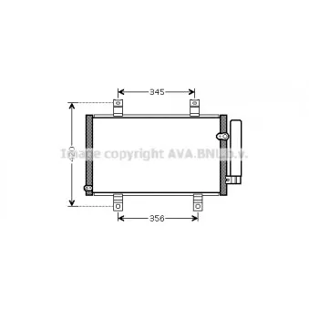 Condenseur, climatisation AVA QUALITY COOLING MZ5209D