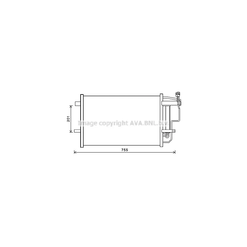 Condenseur, climatisation AVA QUALITY COOLING MZ5242D