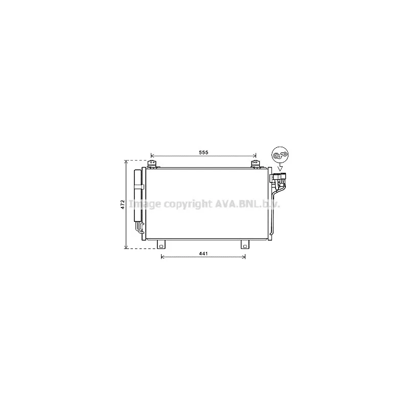 Condenseur, climatisation AVA QUALITY COOLING MZ5260D