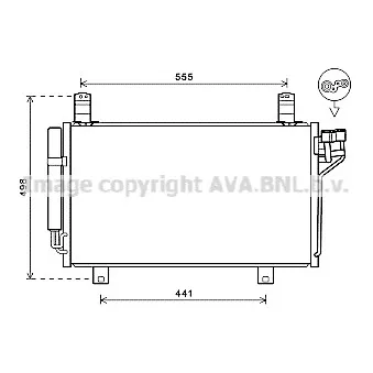 Condenseur, climatisation AVA QUALITY COOLING MZ5264D