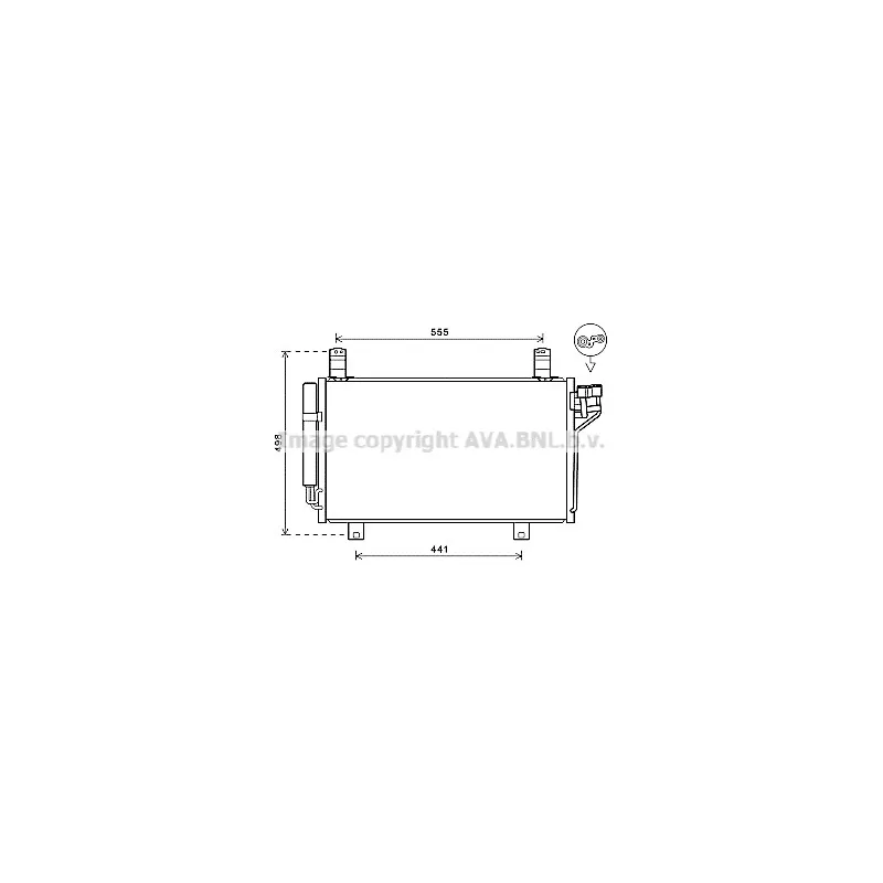 Condenseur, climatisation AVA QUALITY COOLING MZ5264D