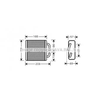 Système de chauffage AVA QUALITY COOLING MZ6144