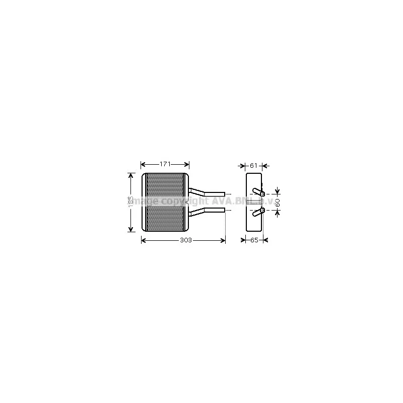 Système de chauffage AVA QUALITY COOLING MZ6193