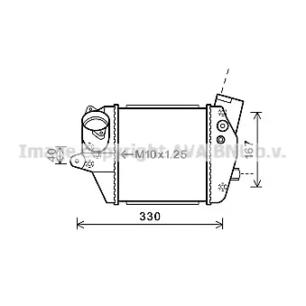 Intercooler, échangeur AVA QUALITY COOLING