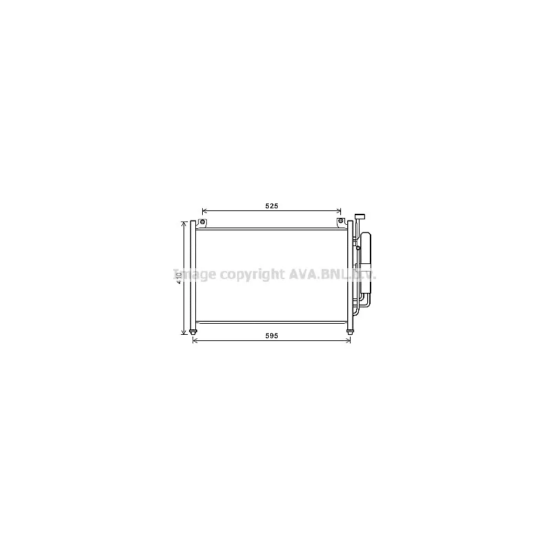 Condenseur, climatisation AVA QUALITY COOLING MZA5236D