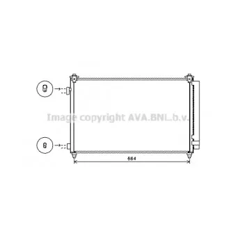 Condenseur, climatisation AVA QUALITY COOLING MZA5241D