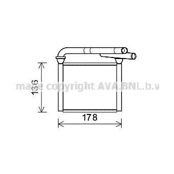 Système de chauffage AVA QUALITY COOLING MZA6278