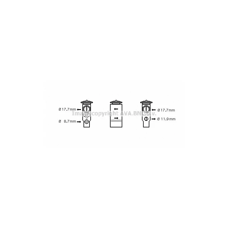 Détendeur, climatisation AVA QUALITY COOLING OL1411