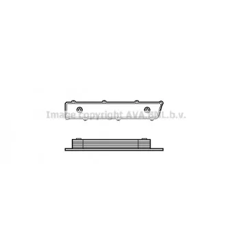 Radiateur d'huile AVA QUALITY COOLING OL3195