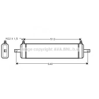 Radiateur d'huile AVA QUALITY COOLING OL3212