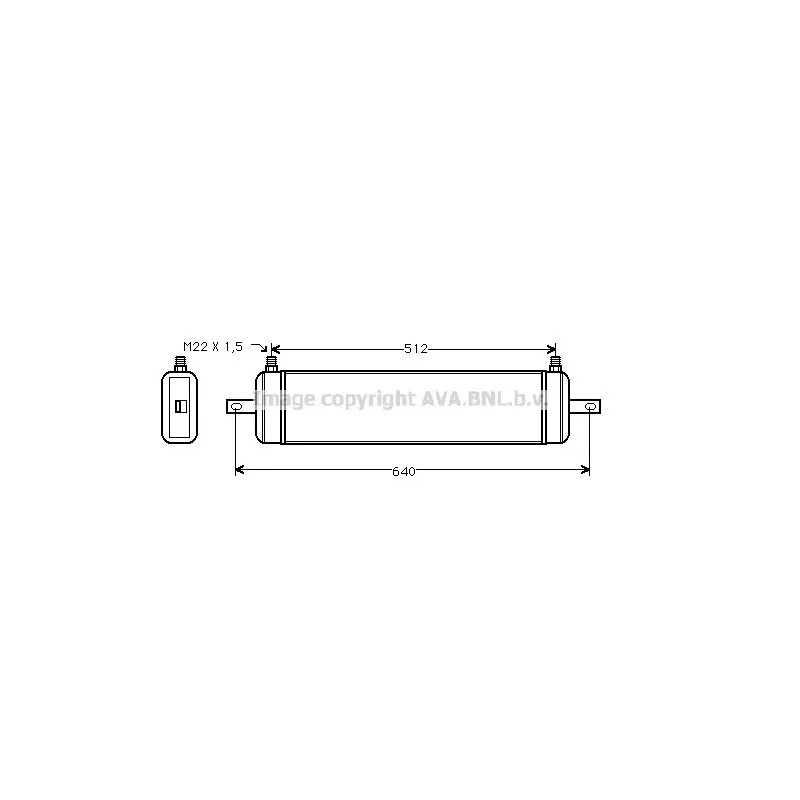 Radiateur d'huile AVA QUALITY COOLING OL3212