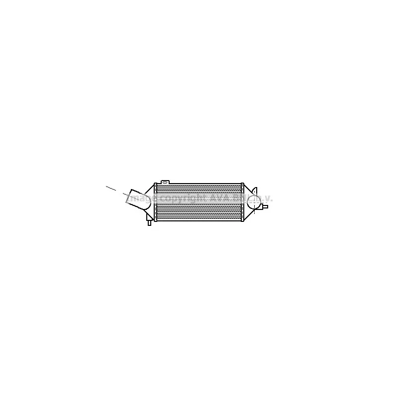 Intercooler, échangeur AVA QUALITY COOLING OL4069