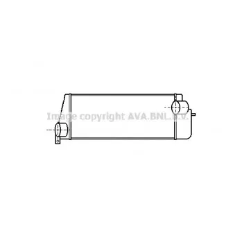 Intercooler, échangeur AVA QUALITY COOLING OL4134