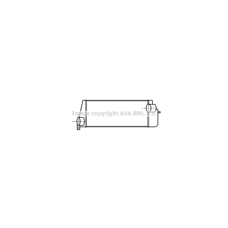 Intercooler, échangeur AVA QUALITY COOLING OL4134