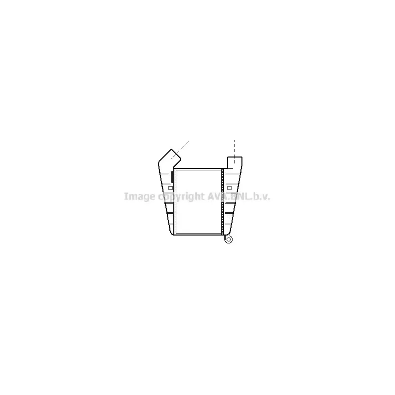 Intercooler, échangeur AVA QUALITY COOLING OL4204