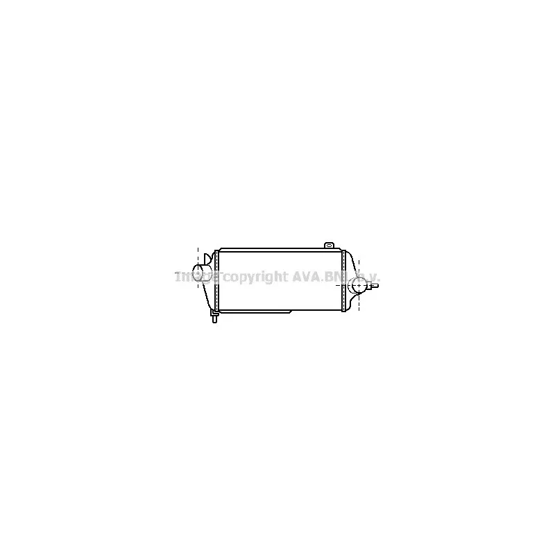 Intercooler, échangeur AVA QUALITY COOLING OL4208