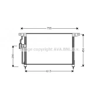Condenseur, climatisation AVA QUALITY COOLING OL5228