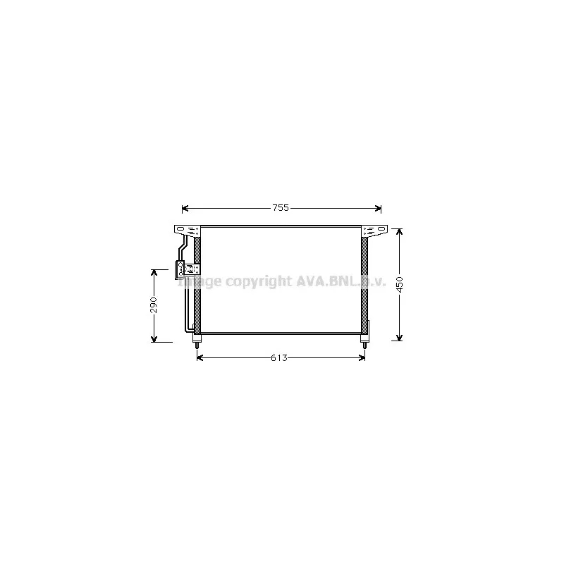 Condenseur, climatisation AVA QUALITY COOLING OL5228