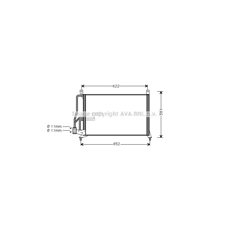 Condenseur, climatisation AVA QUALITY COOLING OL5231