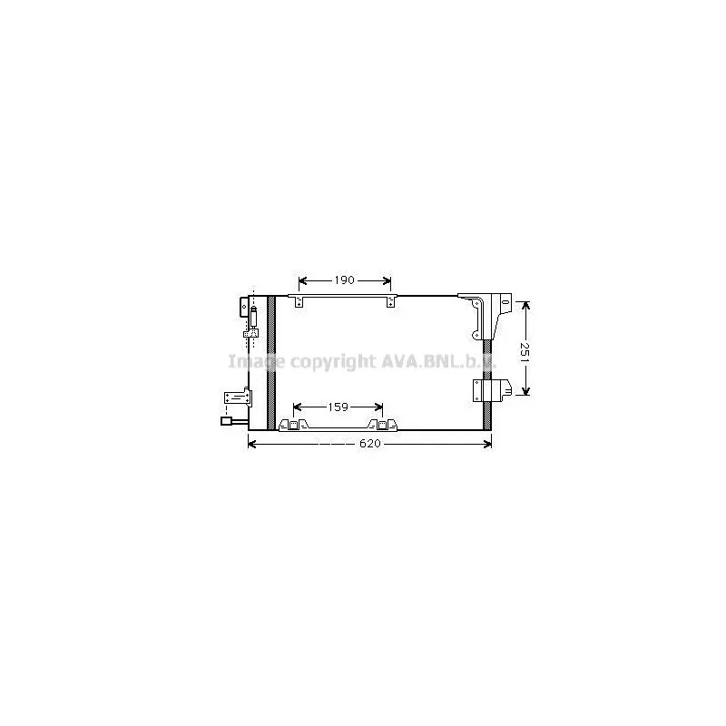 Condenseur, climatisation AVA QUALITY COOLING OL5251D