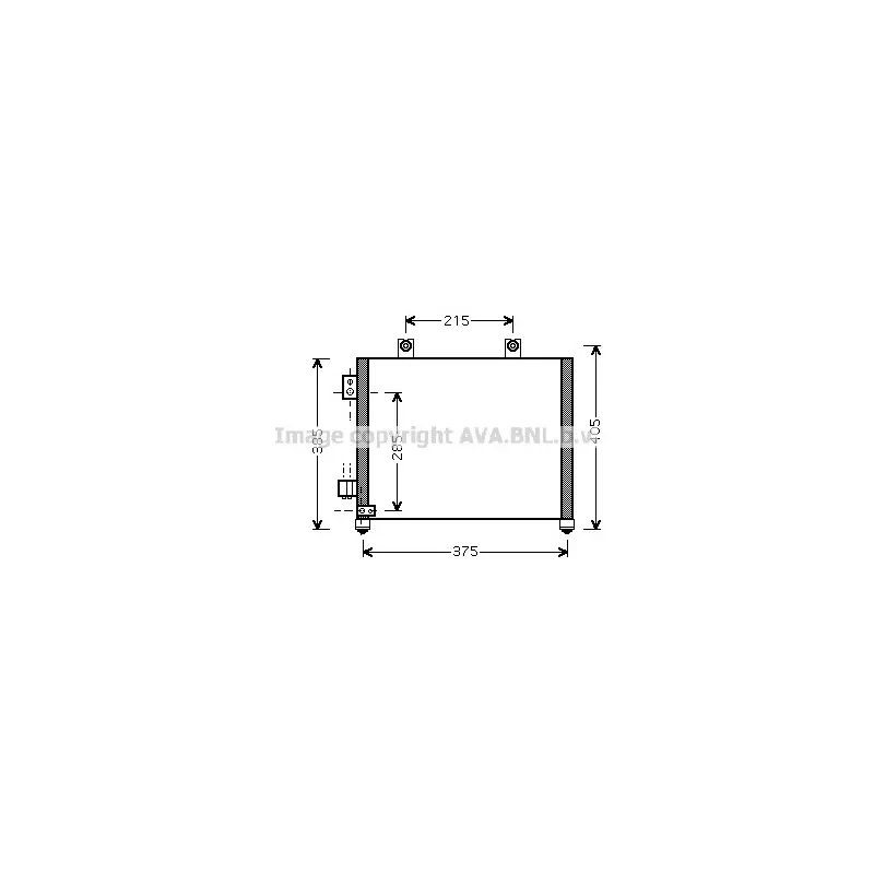 Condenseur, climatisation AVA QUALITY COOLING OL5342