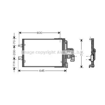Condenseur, climatisation AVA QUALITY COOLING OL5385D