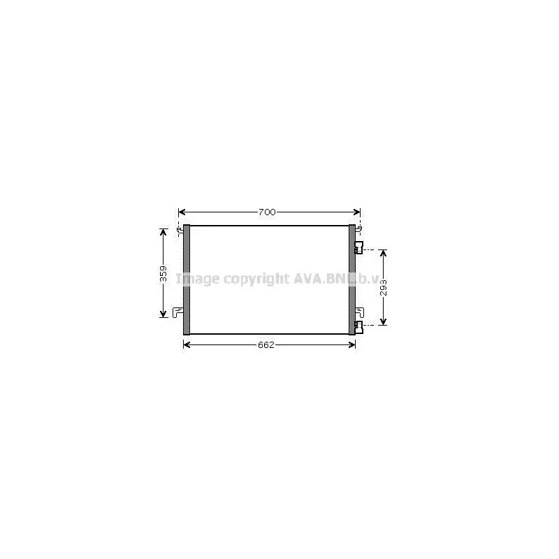 Condenseur, climatisation AVA QUALITY COOLING OL5397D