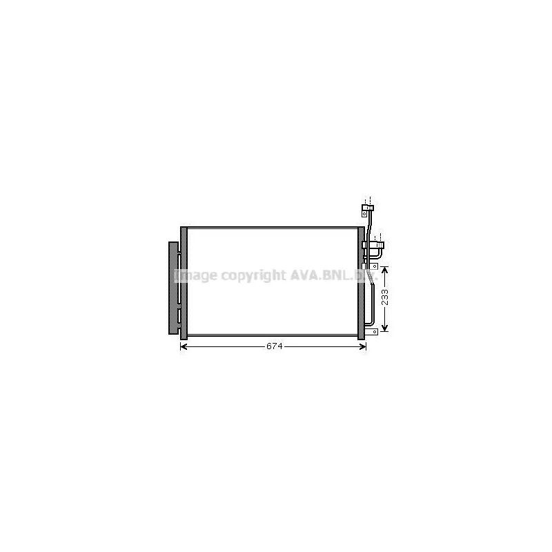 Condenseur, climatisation AVA QUALITY COOLING OL5433D