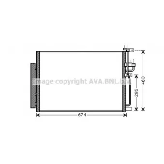 Condenseur, climatisation AVA QUALITY COOLING OL5436