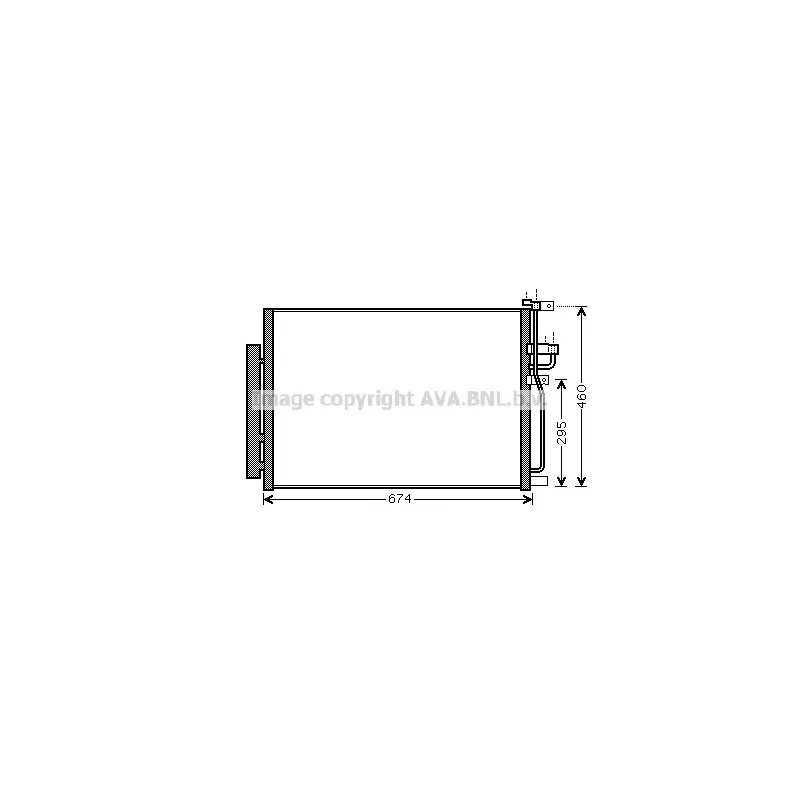 Condenseur, climatisation AVA QUALITY COOLING OL5436