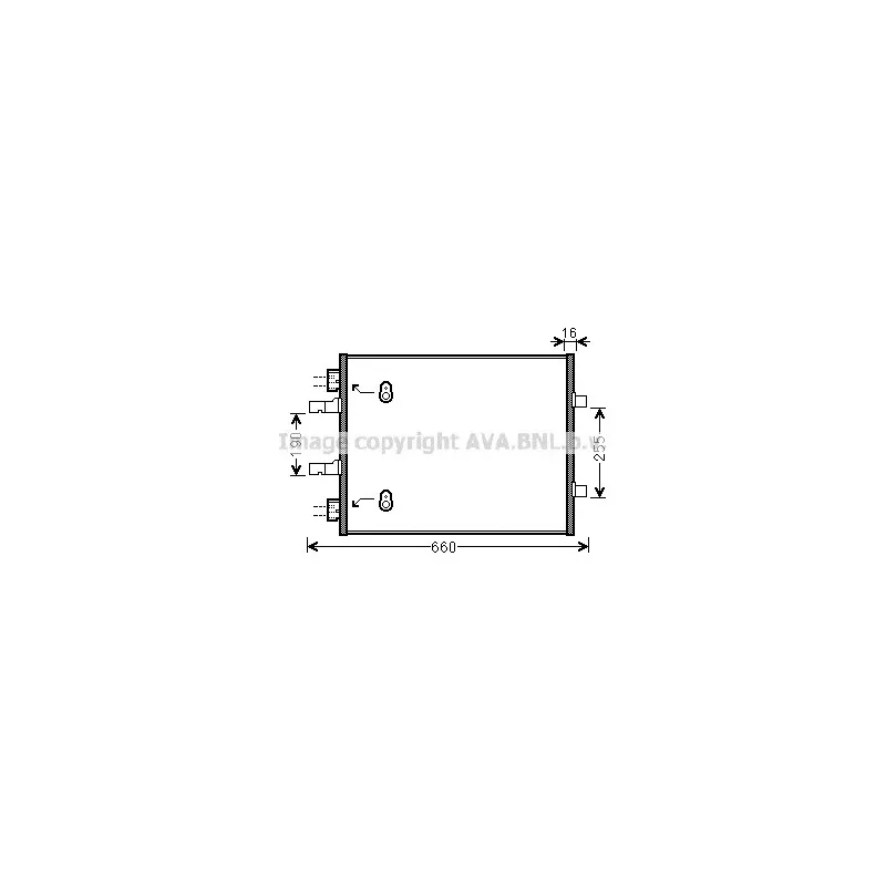 Condenseur, climatisation AVA QUALITY COOLING OL5480