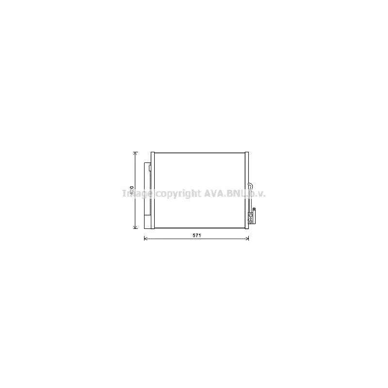 Condenseur, climatisation AVA QUALITY COOLING OL5560D