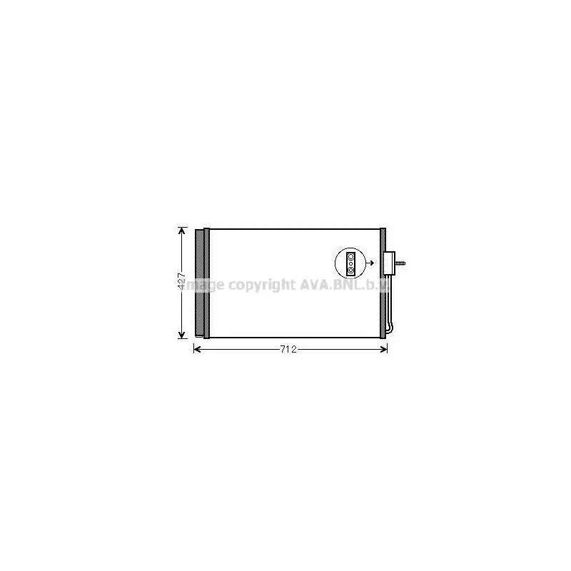 Condenseur, climatisation AVA QUALITY COOLING OL5611D